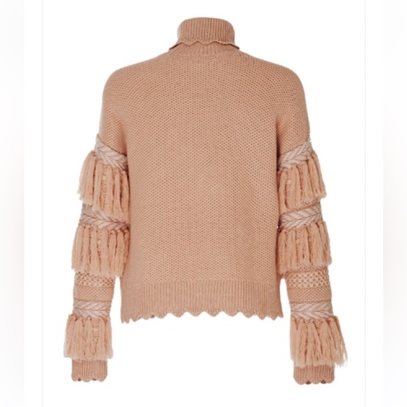 Jonathan Simkhai Wool
Tassel Knit Turtleneck In Neutral size S - Picture 4 of 16
